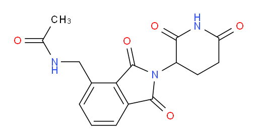 N-((2-(2,6-dioxopiperidin-3-yl)-1,3-dioxoisoindolin-4-yl)methyl)acetamide