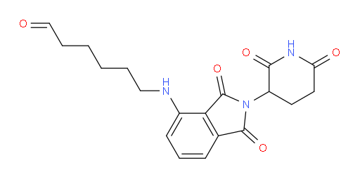 6-((2-(2,6-dioxopiperidin-3-yl)-1,3-dioxoisoindolin-4-yl)amino)hexanal