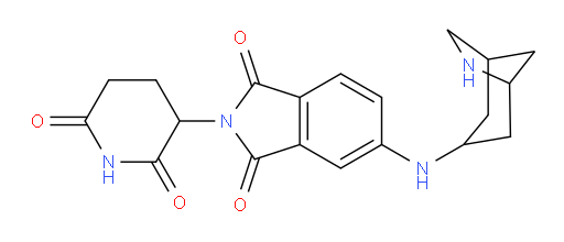 5-(6-azabicyclo[3.2.1]octan-3-ylamino)-2-(2,6-dioxopiperidin-3-yl)isoindoline-1,3-dione