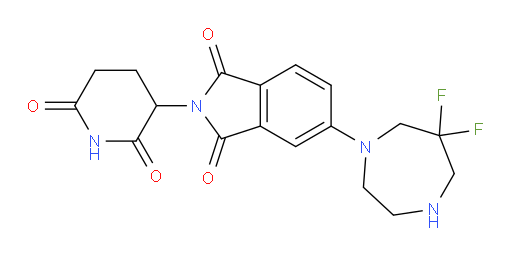 5-(6,6-difluoro-1,4-diazepan-1-yl)-2-(2,6-dioxopiperidin-3-yl)isoindoline-1,3-dione