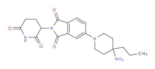 5-(4-amino-4-propylpiperidin-1-yl)-2-(2,6-dioxopiperidin-3-yl)isoindoline-1,3-dione