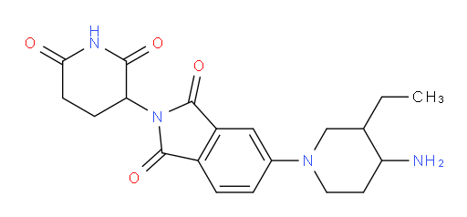 5-(4-amino-3-ethylpiperidin-1-yl)-2-(2,6-dioxopiperidin-3-yl)isoindoline-1,3-dione