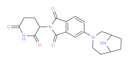 5-(3,9-diazabicyclo[4.2.1]nonan-3-yl)-2-(2,6-dioxopiperidin-3-yl)isoindoline-1,3-dione