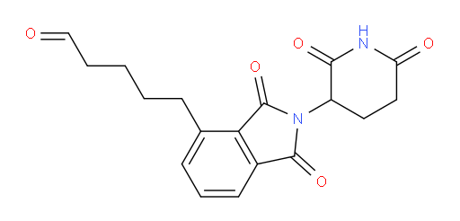 5-(2-(2,6-dioxopiperidin-3-yl)-1,3-dioxoisoindolin-4-yl)pentanal