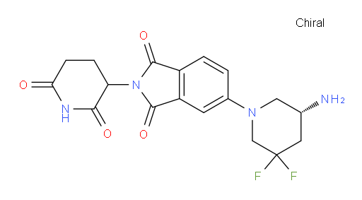 5-((R)-5-amino-3,3-difluoropiperidin-1-yl)-2-(2,6-dioxopiperidin-3-yl)isoindoline-1,3-dione