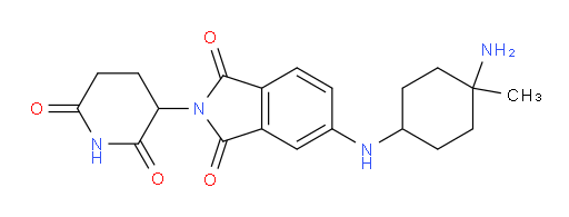 5-((4-amino-4-methylcyclohexyl)amino)-2-(2,6-dioxopiperidin-3-yl)isoindoline-1,3-dione
