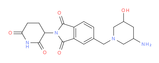 5-((3-amino-5-hydroxypiperidin-1-yl)methyl)-2-(2,6-dioxopiperidin-3-yl)isoindoline-1,3-dione