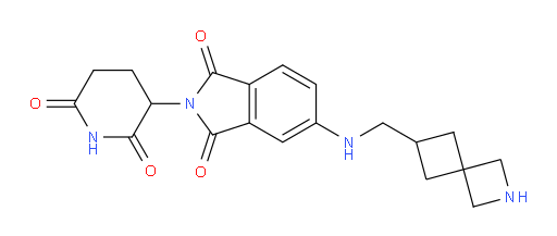 5-((2-azaspiro[3.3]heptan-6-ylmethyl)amino)-2-(2,6-dioxopiperidin-3-yl)isoindoline-1,3-dione