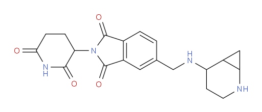 5-((2-azabicyclo[4.1.0]heptan-5-ylamino)methyl)-2-(2,6-dioxopiperidin-3-yl)isoindoline-1,3-dione