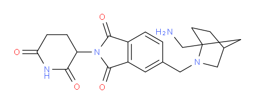 5-((1-(aminomethyl)-2-azabicyclo[2.2.1]heptan-2-yl)methyl)-2-(2,6-dioxopiperidin-3-yl)isoindoline-1,3-dione