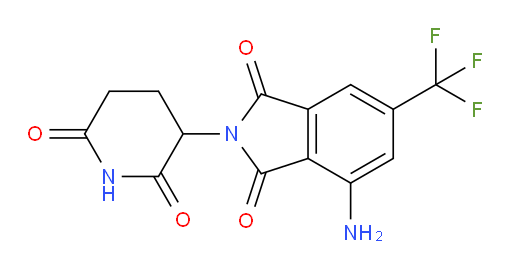 4-amino-2-(2,6-dioxopiperidin-3-yl)-6-(trifluoromethyl)isoindoline-1,3-dione