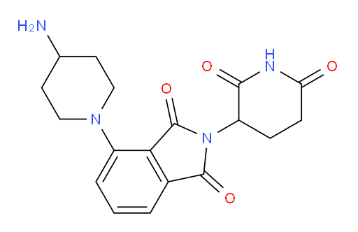 4-(4-aminopiperidin-1-yl)-2-(2,6-dioxopiperidin-3-yl)isoindoline-1,3-dione