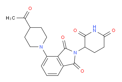 4-(4-acetylpiperidin-1-yl)-2-(2,6-dioxopiperidin-3-yl)isoindoline-1,3-dione