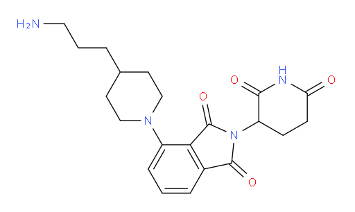 4-(4-(3-aminopropyl)piperidin-1-yl)-2-(2,6-dioxopiperidin-3-yl)isoindoline-1,3-dione