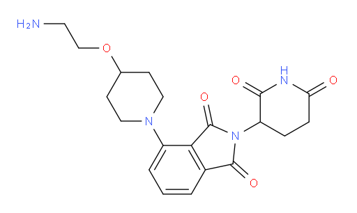 4-(4-(2-aminoethoxy)piperidin-1-yl)-2-(2,6-dioxopiperidin-3-yl)isoindoline-1,3-dione