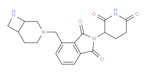 4-(3,8-diazabicyclo[4.2.0]octan-3-ylmethyl)-2-(2,6-dioxopiperidin-3-yl)isoindoline-1,3-dione