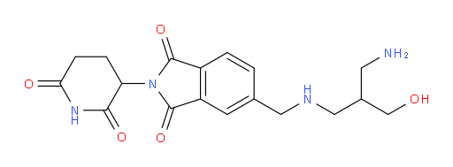 5-(((3-amino-2-(hydroxymethyl)propyl)amino)methyl)-2-(2,6-dioxopiperidin-3-yl)isoindoline-1,3-dione