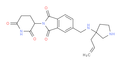 5-(((3-allylpyrrolidin-3-yl)amino)methyl)-2-(2,6-dioxopiperidin-3-yl)isoindoline-1,3-dione