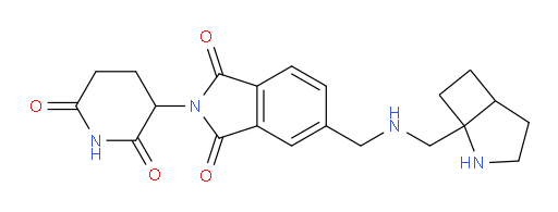 5-(((2-azabicyclo[3.2.0]heptan-1-ylmethyl)amino)methyl)-2-(2,6-dioxopiperidin-3-yl)isoindoline-1,3-dione