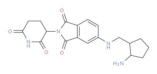 5-(((2-aminocyclopentyl)methyl)amino)-2-(2,6-dioxopiperidin-3-yl)isoindoline-1,3-dione
