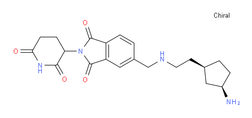 5-(((2-((1R,3R)-3-aminocyclopentyl)ethyl)amino)methyl)-2-(2,6-dioxopiperidin-3-yl)isoindoline-1,3-dione