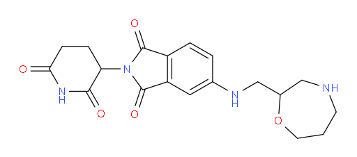 5-(((1,4-oxazepan-2-yl)methyl)amino)-2-(2,6-dioxopiperidin-3-yl)isoindoline-1,3-dione