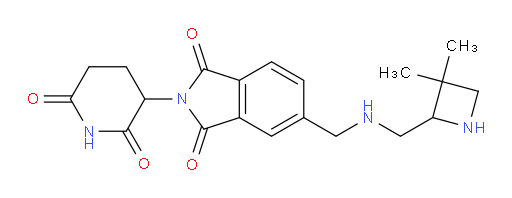5-((((3,3-dimethylazetidin-2-yl)methyl)amino)methyl)-2-(2,6-dioxopiperidin-3-yl)isoindoline-1,3-dione