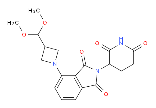 4-(3-(dimethoxymethyl)azetidin-1-yl)-2-(2,6-dioxopiperidin-3-yl)isoindoline-1,3-dione