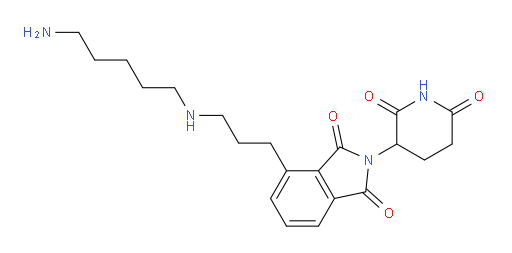 4-(3-((5-aminopentyl)amino)propyl)-2-(2,6-dioxopiperidin-3-yl)isoindoline-1,3-dione