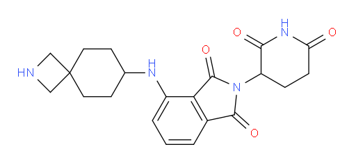 4-(2-azaspiro[3.5]nonan-7-ylamino)-2-(2,6-dioxopiperidin-3-yl)isoindoline-1,3-dione