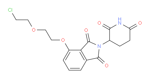 4-(2-(2-chloroethoxy)ethoxy)-2-(2,6-dioxopiperidin-3-yl)isoindoline-1,3-dione