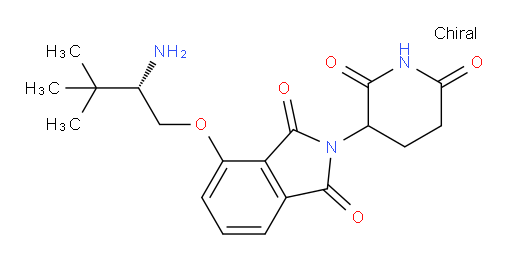 4-((S)-2-amino-3,3-dimethylbutoxy)-2-(2,6-dioxopiperidin-3-yl)isoindoline-1,3-dione
