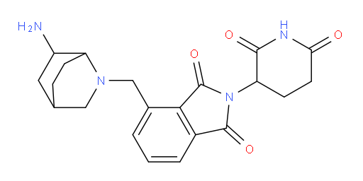 4-((6-amino-2-azabicyclo[2.2.2]octan-2-yl)methyl)-2-(2,6-dioxopiperidin-3-yl)isoindoline-1,3-dione