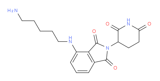 4-((5-aminopentyl)amino)-2-(2,6-dioxopiperidin-3-yl)isoindoline-1,3-dione