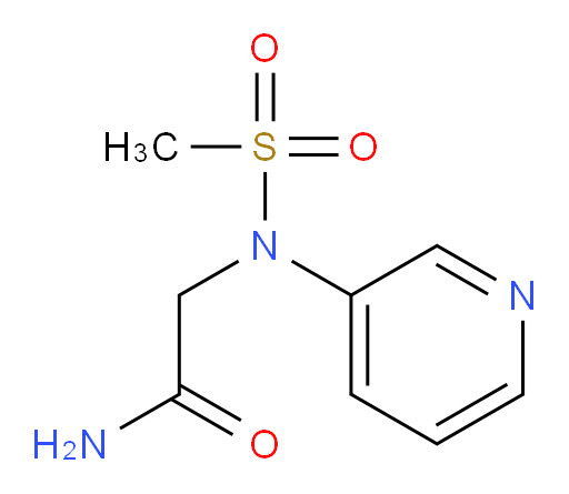 2-(N-(pyridin-3-yl)methylsulfonamido)acetamide