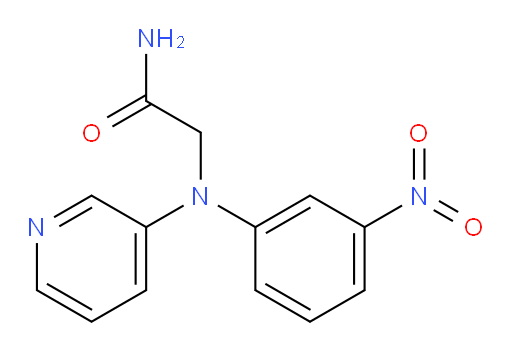 2-((3-nitrophenyl)(pyridin-3-yl)amino)acetamide