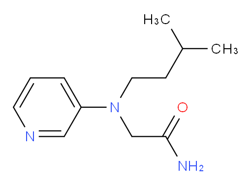 2-(isopentyl(pyridin-3-yl)amino)acetamide