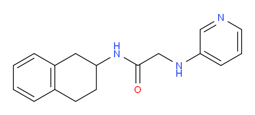 2-(pyridin-3-ylamino)-N-(1,2,3,4-tetrahydronaphthalen-2-yl)acetamide
