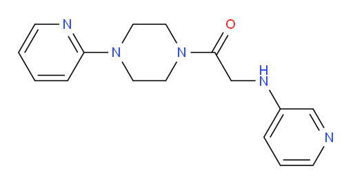 1-(4-(pyridin-2-yl)piperazin-1-yl)-2-(pyridin-3-ylamino)ethanone