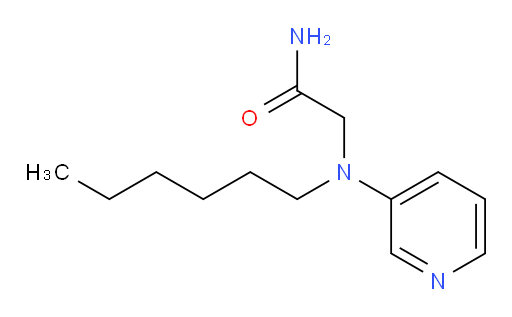 2-(hexyl(pyridin-3-yl)amino)acetamide