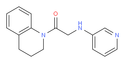1-(3,4-dihydroquinolin-1(2H)-yl)-2-(pyridin-3-ylamino)ethanone