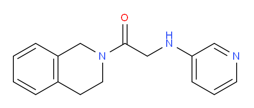 1-(3,4-dihydroisoquinolin-2(1H)-yl)-2-(pyridin-3-ylamino)ethanone