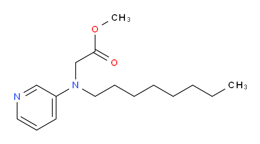 methyl 2-(octyl(pyridin-3-yl)amino)acetate