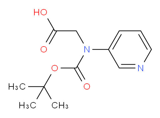 2-((tert-butoxycarbonyl)(pyridin-3-yl)amino)acetic acid
