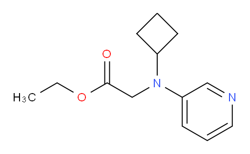 ethyl 2-(cyclobutyl(pyridin-3-yl)amino)acetate