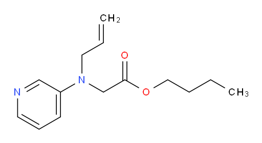 butyl 2-(allyl(pyridin-3-yl)amino)acetate