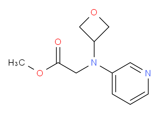 methyl 2-(oxetan-3-yl(pyridin-3-yl)amino)acetate