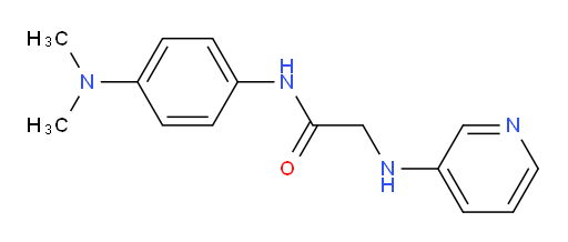 N-(4-(dimethylamino)phenyl)-2-(pyridin-3-ylamino)acetamide