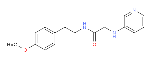 N-(4-methoxyphenethyl)-2-(pyridin-3-ylamino)acetamide