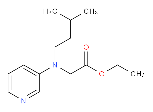 ethyl 2-(isopentyl(pyridin-3-yl)amino)acetate